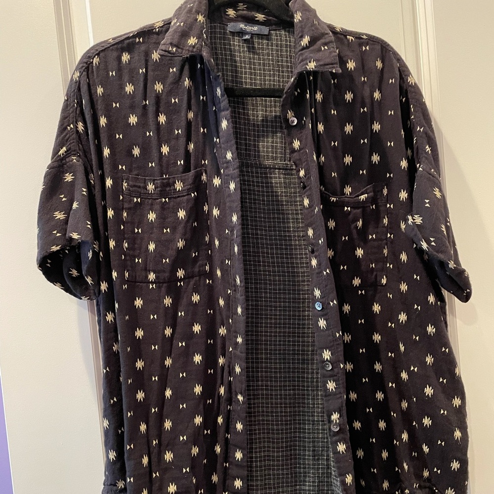 Madewell Collared Patterned Shirt